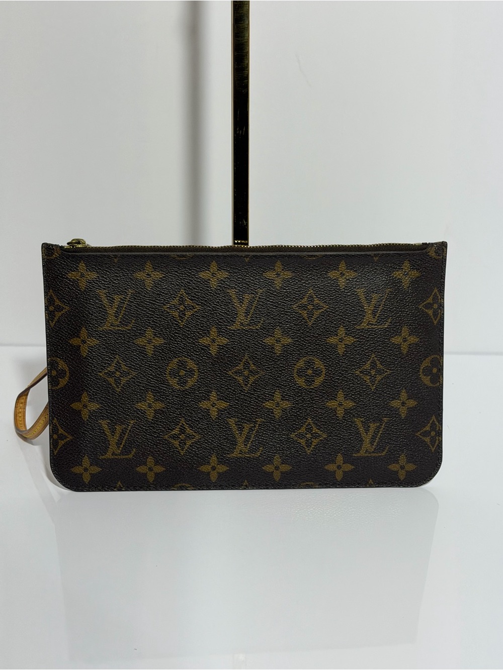 Louis Vuitton Monogram Canvas Pouch in Brown and Tan